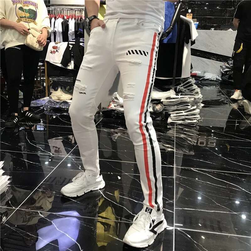 Streetwear Brand Joggers - Stretch Mens Jeans Spring 2021 Man