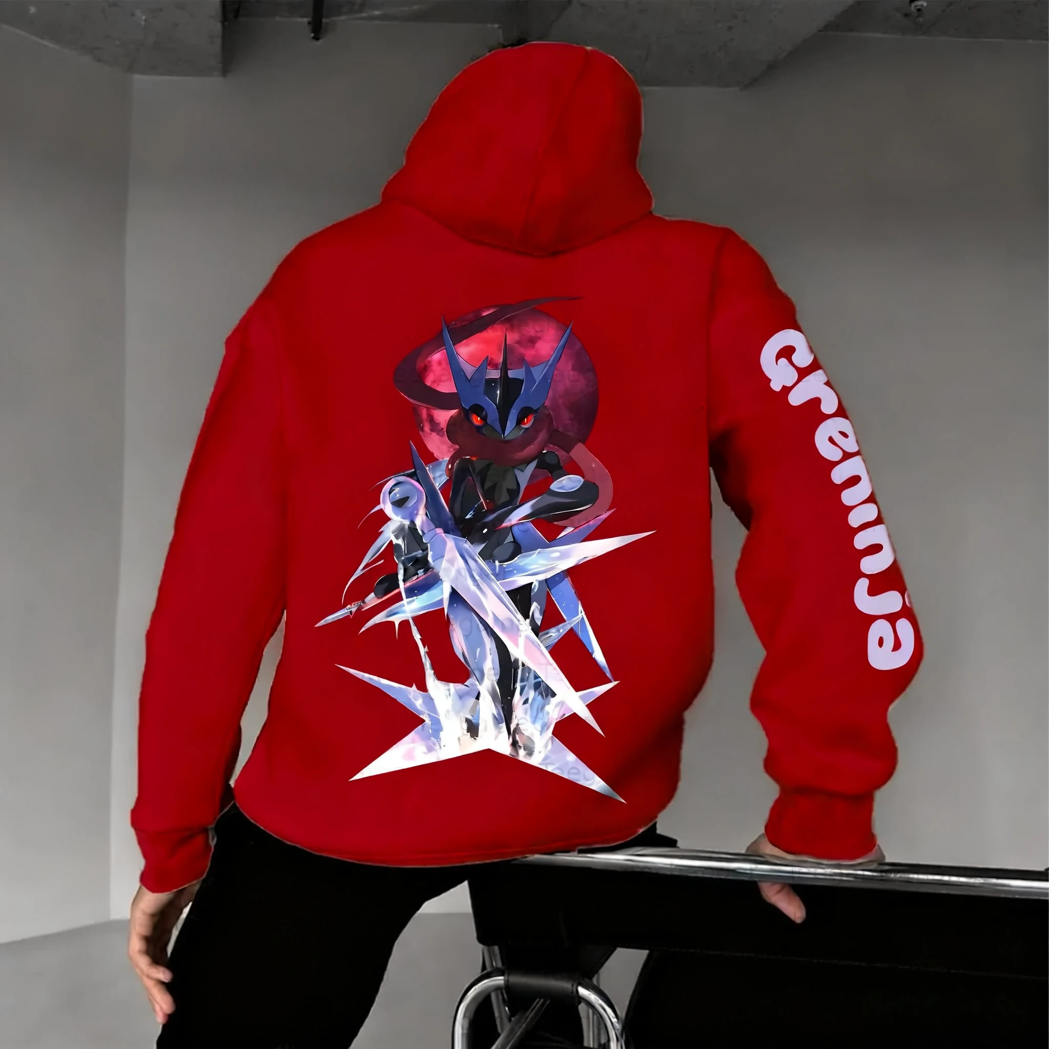 Streetwear Brands - Pokémon Anime Greninja Co Branded Hoodie