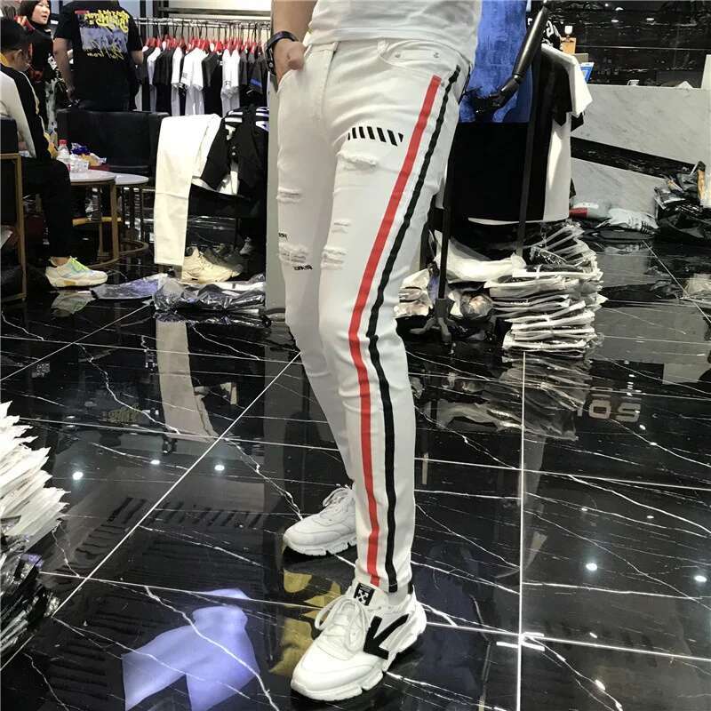 Stretch Mens Jeans Spring 2021 - Streetwear Brand Joggers 评论和价格