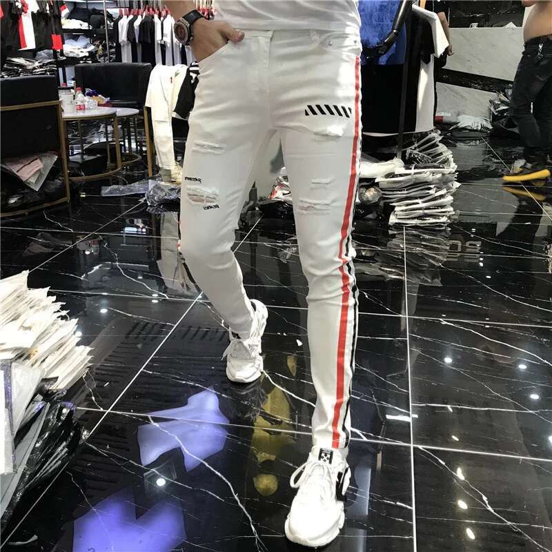 Stretch Mens Jeans Spring 2021 - Streetwear Brand Joggers 评论和价格