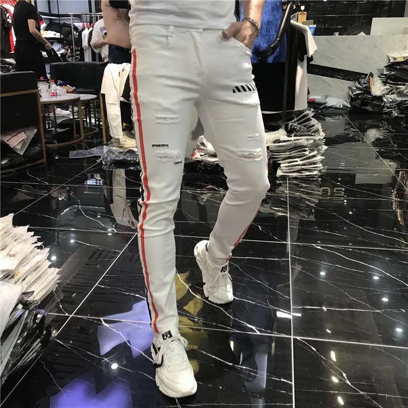 Stretch Mens Jeans Spring 2021 - Streetwear Brand Joggers 评论和价格