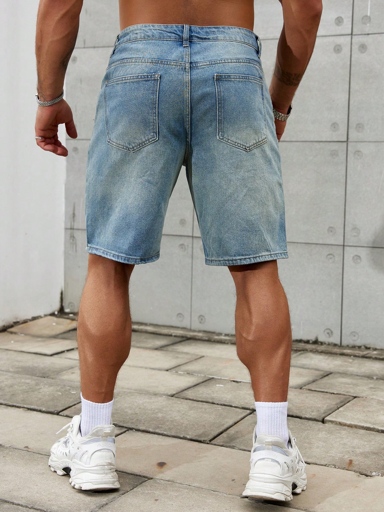 New Fashion Mens Ripped Short  - Streetwear Brands 评论和价格