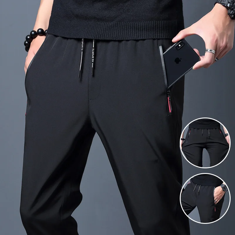 Men's Casual Pants Straight Sl - Streetwear Brands 评论和价格