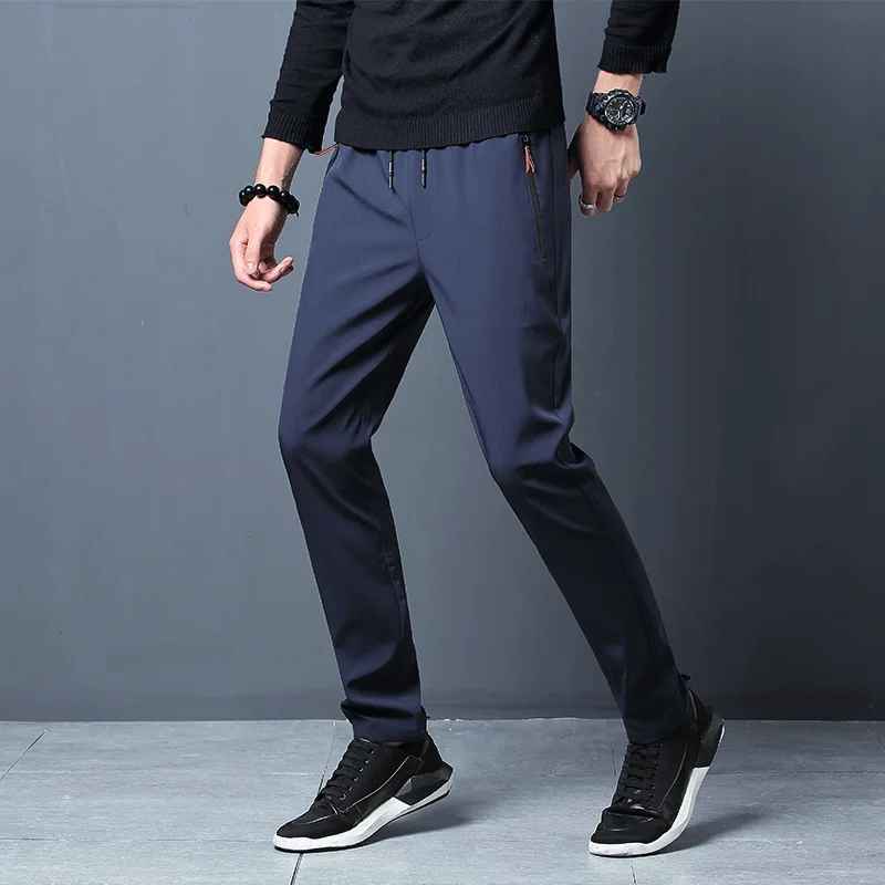 Men's Casual Pants Straight Sl - Streetwear Brands 评论和价格