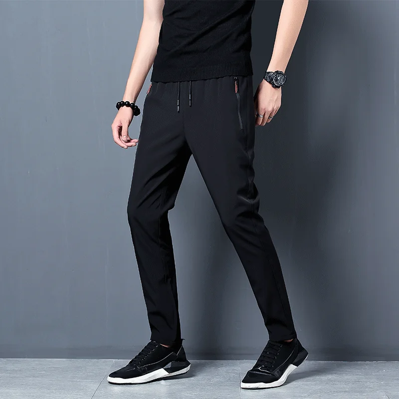 Men's Casual Pants Straight Sl - Streetwear Brands 评论和价格