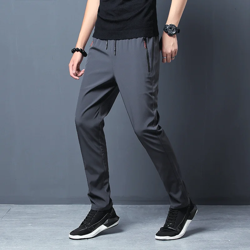 Men's Casual Pants Straight Sl - Streetwear Brands 评论和价格