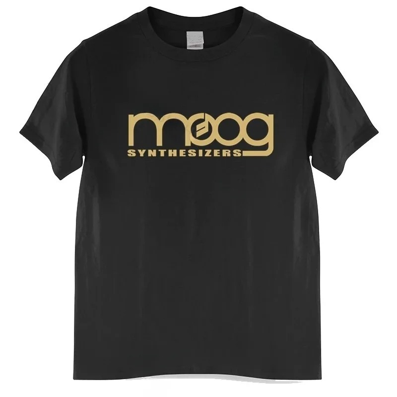 Moog Synthesizer Black Print T - Streetwear Brand Marketing 评论和价格