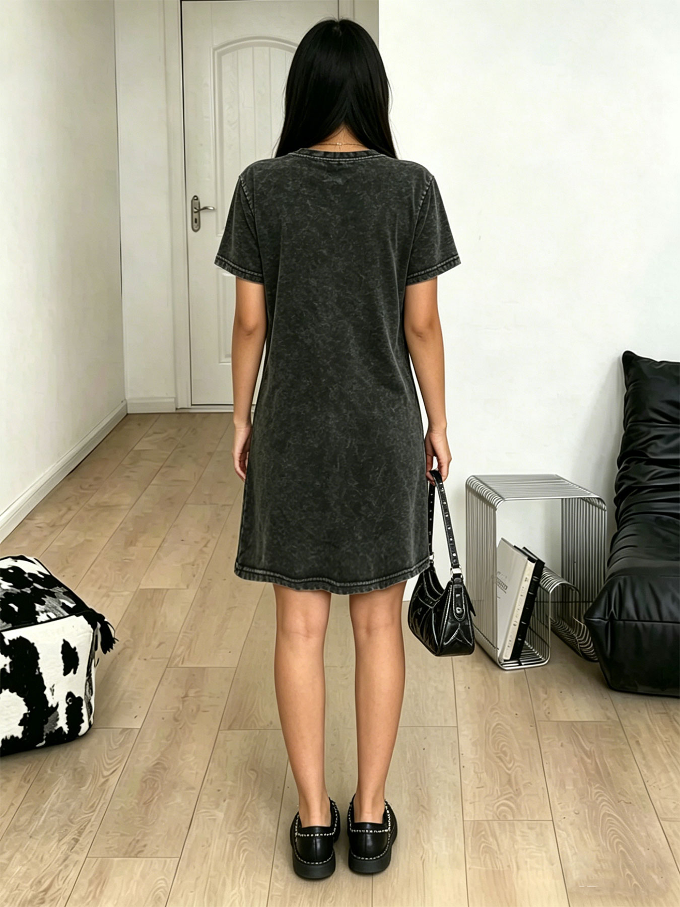 Women's washed vintage T-shirt - Streetwear Brand Paris 评论和价格